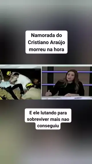 Cristiano Araújo teria ficado agitado ao ver namorada morta na rodovia ,  Antes de ser socorrido pela ambulância, o cantor estava consciente e queria  se levantar - Jornal Agora é Sério