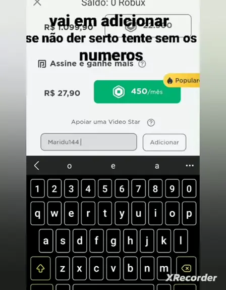 cartão roblox 1000 robux