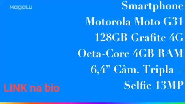 Smartphone Motorola Moto G14 128GB 4G Octa-4 GB RAM 6,5 Câm