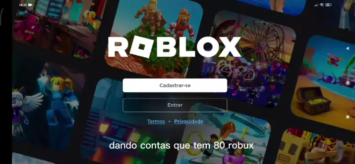 Grupo de WhatsApp DOAÇÃO DE CONTAS ROBLOX🎉