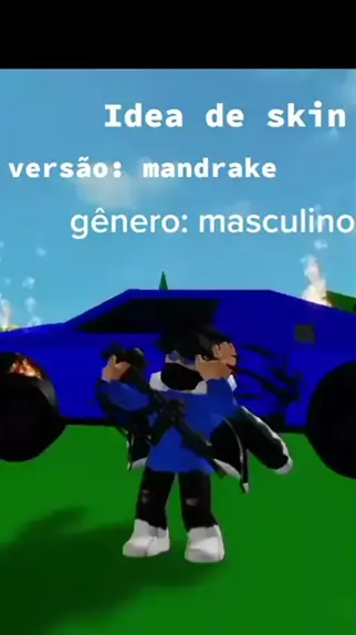 ideia de skin de Mandrake no Roblox