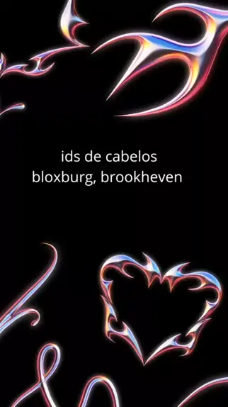 id de cabelo bloxburg