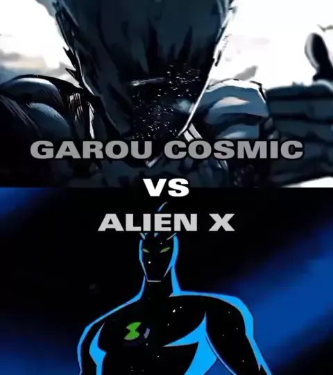 Alien x vs cosmic garou