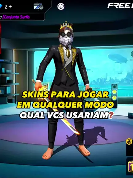 Skin De Xitado, Combinação de Roupas e Skins