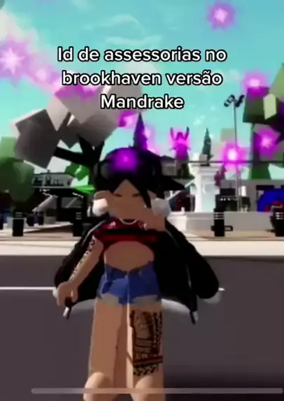 ID de óculos mandrake no Brookhaven (@kira_uchiha12) #roblox #mandrake  #viral #viralvideo 