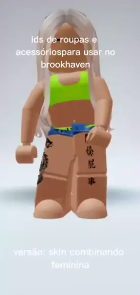 roupa para feminina do roblox