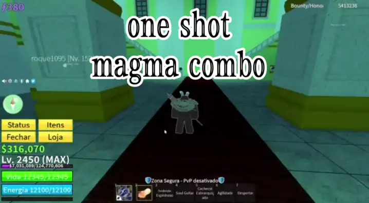 How to one shot combo with Magma