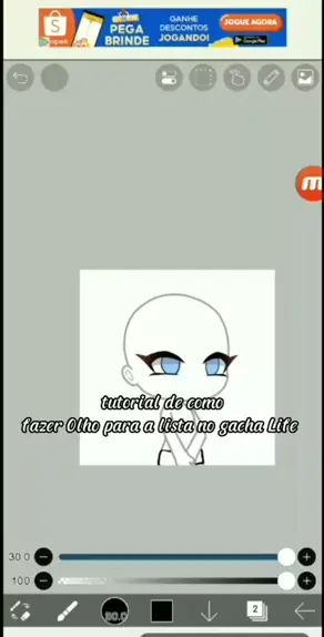 Como editar ojos en Gacha Life (tutorial) 