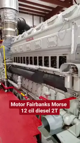 Engine giant  Fairbanks Morse Model 32D 1936 
