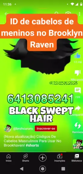 Brooklyn Beauty Hair Black - Roblox