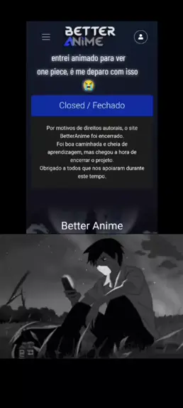 CUIDADO SITE FALSO DO BETTER ANIME #anime #shorts 