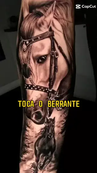 Tatuagem Masculina de Cavalo