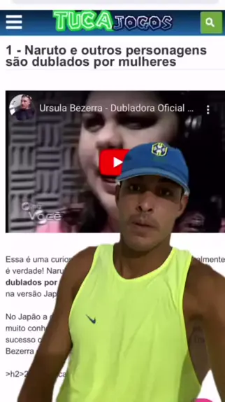 Ursula Bezerra (voz do Naruto) Na PlayTV!