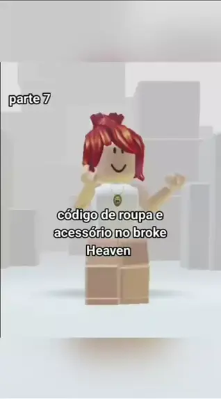 roupa de cria no block heaven do roblox