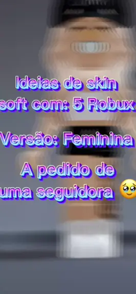 skin de 1 robux girl fofa