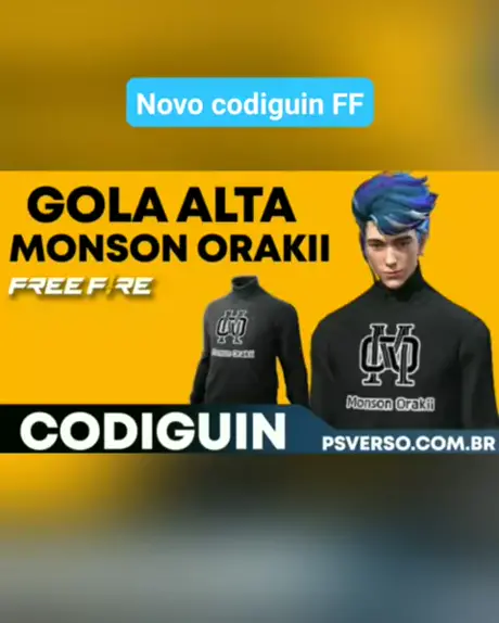 CODIGUIN FF: novo código Free Fire Gola Alta 2023; veja como resgatar no  Rewards em 2023