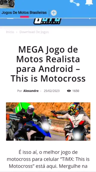 Melhores Jogos de MotoCross para Celular 
