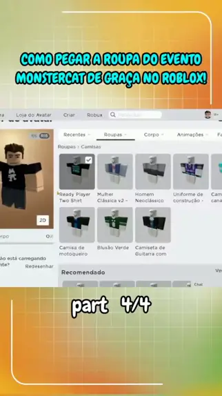 Roblox - COMO FAZER ROUPA DE GRAÇA SEM ROBUX!!! 