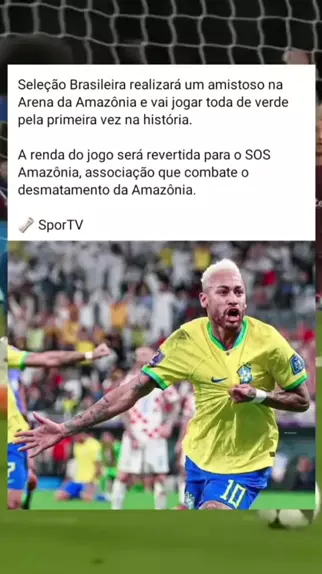 Pela Amazônia, Seleção Brasileira jogará de verde pela primeira