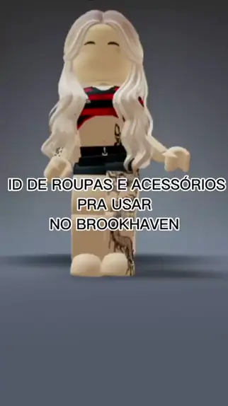 id de roupa de menina brookhaven roblox