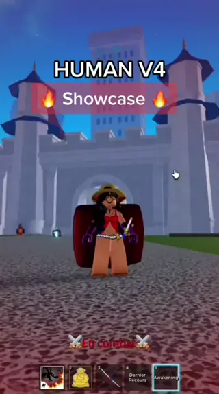 V4 HUMAN SHOWCASE  Blox Fruits 