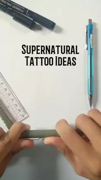 supernatural tattoo placement ideas