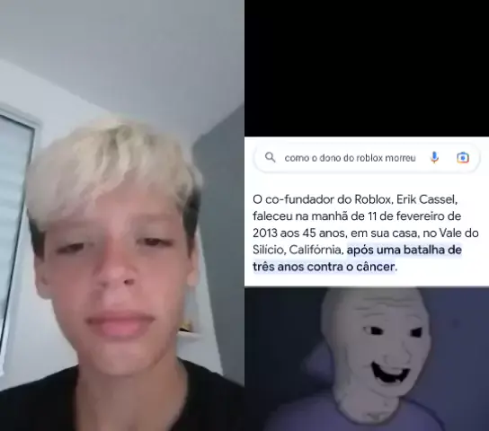 PORQUE ??? o DONO DO ROBLOX MORREU !! 