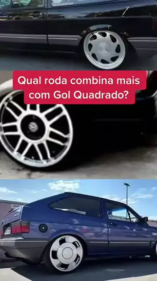 Gol quadrado rebaixado com rodas aro 17