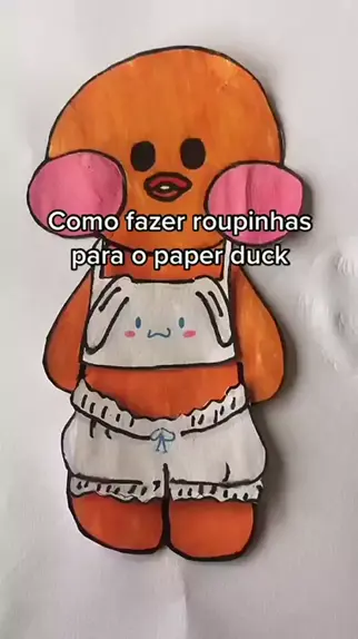 COMO DESENHAR ROUPAS PARA PAPER DUCK