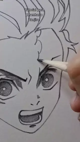 Tanjiro Kamado Kimetsu no Yaiba desenho a lápis