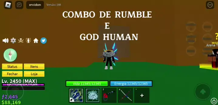 combo infinito de Rumble 