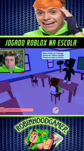 desenho do robin hood jogando roblox