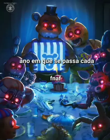 QUAL ANO SE PASSA CADA FNAF? 