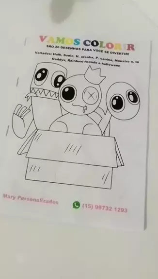 Desenhos de Rainbow Friends 2 para Colorir