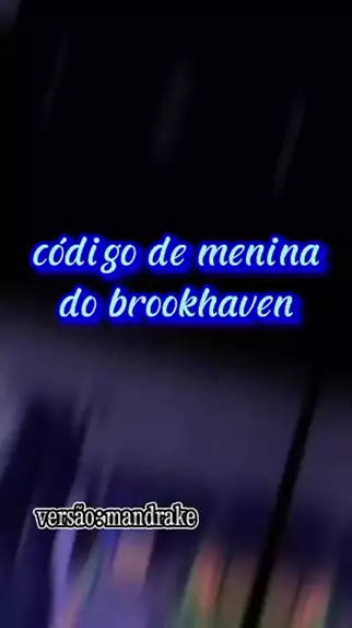 id de corpo de menina do brookhaven