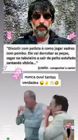 discutir com petista xadrez pombo