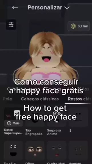 Como colocar o rosto WOMAN FACE,MAN FACE e CABELO ROSA no roblox 