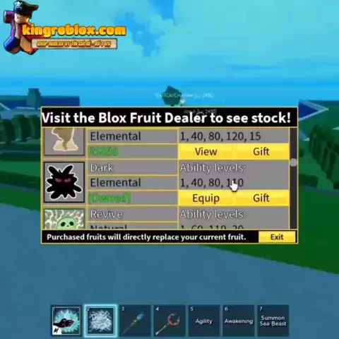fruit stock blox