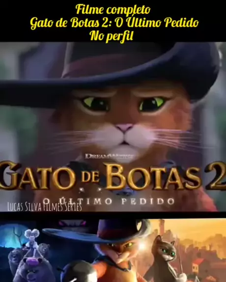 Onde posso assistir gato de botas 2 completo dublado de graça?! - iFunny  Brazil