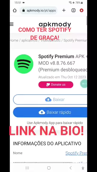 SAIU! como baixar Spotify APK PREMIUM em 2022