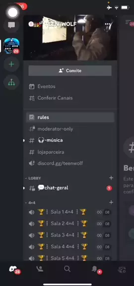 MELHOR DISCORD DE 4V4 DISCORD FREE FIRE SALAS GRATIS ENTREM FF