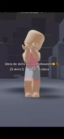 IDEIAS DE SKINS DE HALLOWEEN PRA FAZER NO BROOKHAVEN ROBLOX 