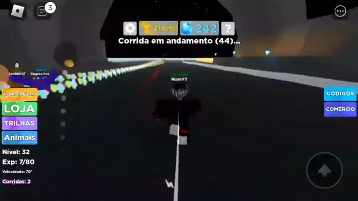 codigos do jogo lendas da velocidade