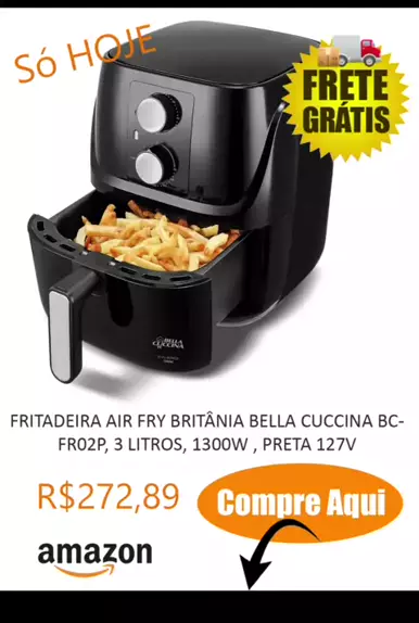 Fritadeira Air Fryer Britânia BCFR06 Bella