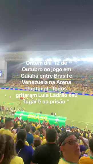 Na noite de ontem após o jogo do Brasil e Venezuela em Cuiabá, o jogo de  ontem de noite 