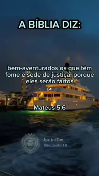 Mateus 5:6 — Bem-aventurados os que têm fome e sede de justiça