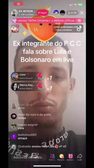 Frank Willians De Paula Souza Desabafa No TikTok Ex Integrante De