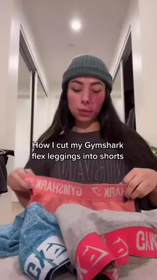 cut leggings into shorts