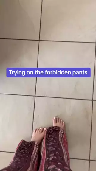 the forbidden pants meme
