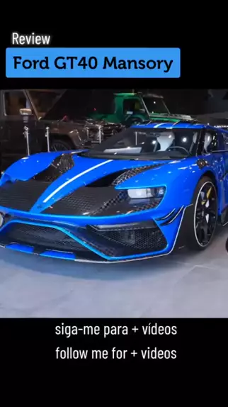 User 1692860558425 User 169286055p30140 . udio original criado por User 1692860558425. Review Ford GT40 Mansory. gt fordgt ford lemans v gulf mk cars mustang fordperformance racecar